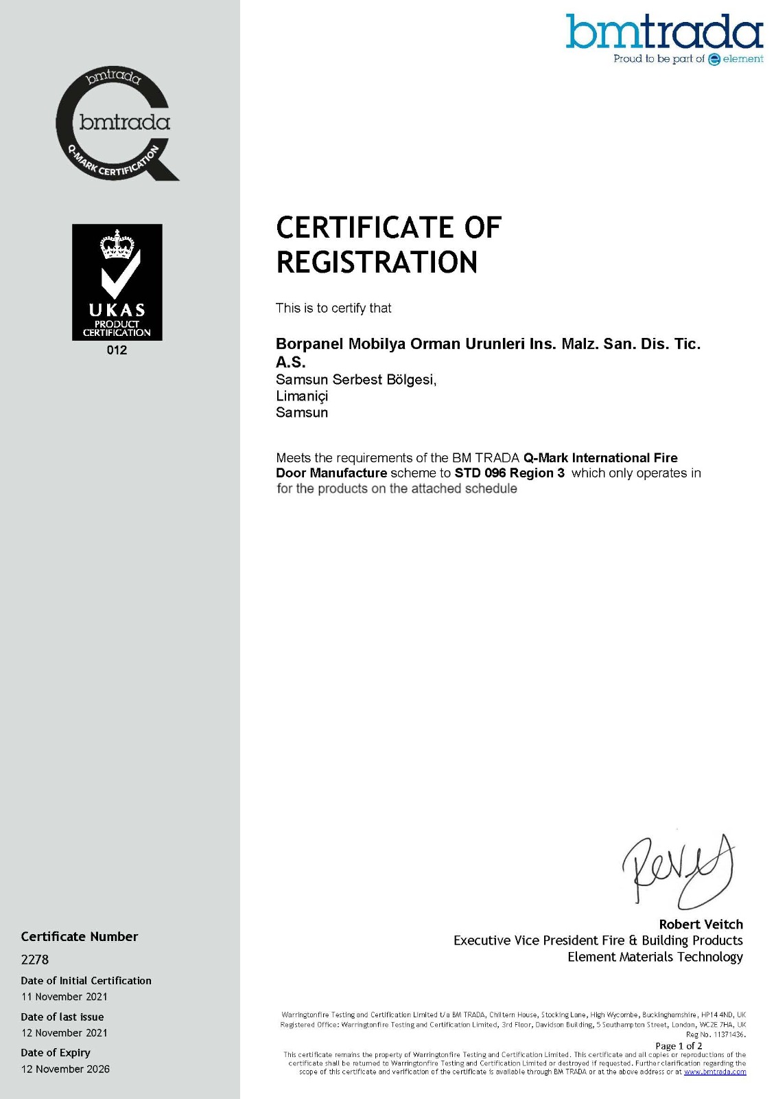 BM Trada Q-Mark Certificate --1